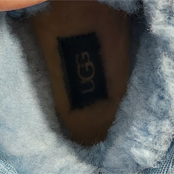 Ugg Nemuel‎ light aqua blue suede leather sherpa boots Booties men\'s size 11 main image 5